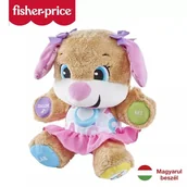 Zabawki interaktywne dla dzieci - Fisher-Price: Rozmawiający piesek w sukience - wersja w jęz. węgierskim - miniaturka - grafika 1
