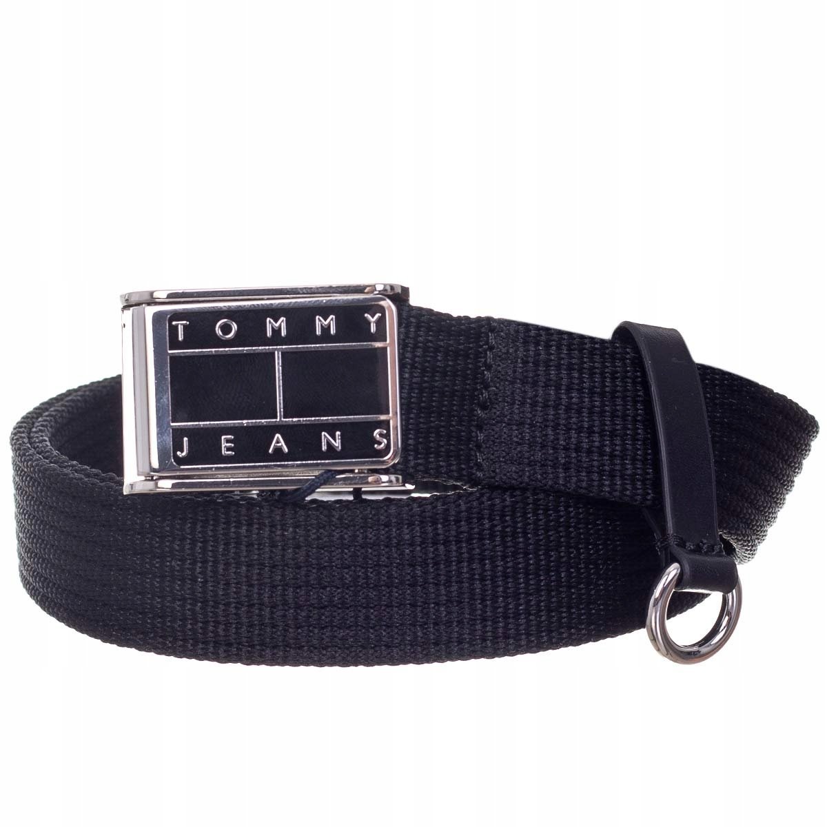 TOMMY HILFIGER DAMSKI PASEK NEW WEBBING BLACK r.80