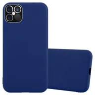 Etui i futerały do telefonów - Pokrowiec Do Apple Iphone 12 / 12 Pro Etui W Candy Ciemny Niebieski Tpu Silikon Obudowa Case Cover Ochronny Plecki Cadorabo - miniaturka - grafika 1