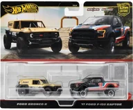 Samochody i pojazdy dla dzieci - Hot Wheels Premium 2-pak pojazdów HRR77 - miniaturka - grafika 1