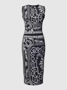 Sukienka midi z dwustronnym zamkiem błyskawicznym z tyłu - Sukienki - miniaturka - grafika 1