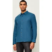 Koszule męskie - Calvin Klein Koszula MELANGE | Regular Fit - miniaturka - grafika 1