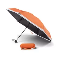 Parasole - Copenhagen Design Pantone parasol podróżny składany w pudełku z paskiem na klucze, pomarańczowy, jeden rozmiar - miniaturka - grafika 1