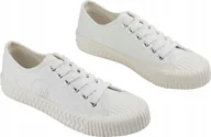 Trampki damskie - Chattawak Trampki Damskie Niskie Białe Sznurowane 40 J1A - miniaturka - grafika 1