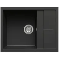 Zlewozmywaki - Elleci UNICO 125 nero G40 GRANITEK (LGU12540) - miniaturka - grafika 1