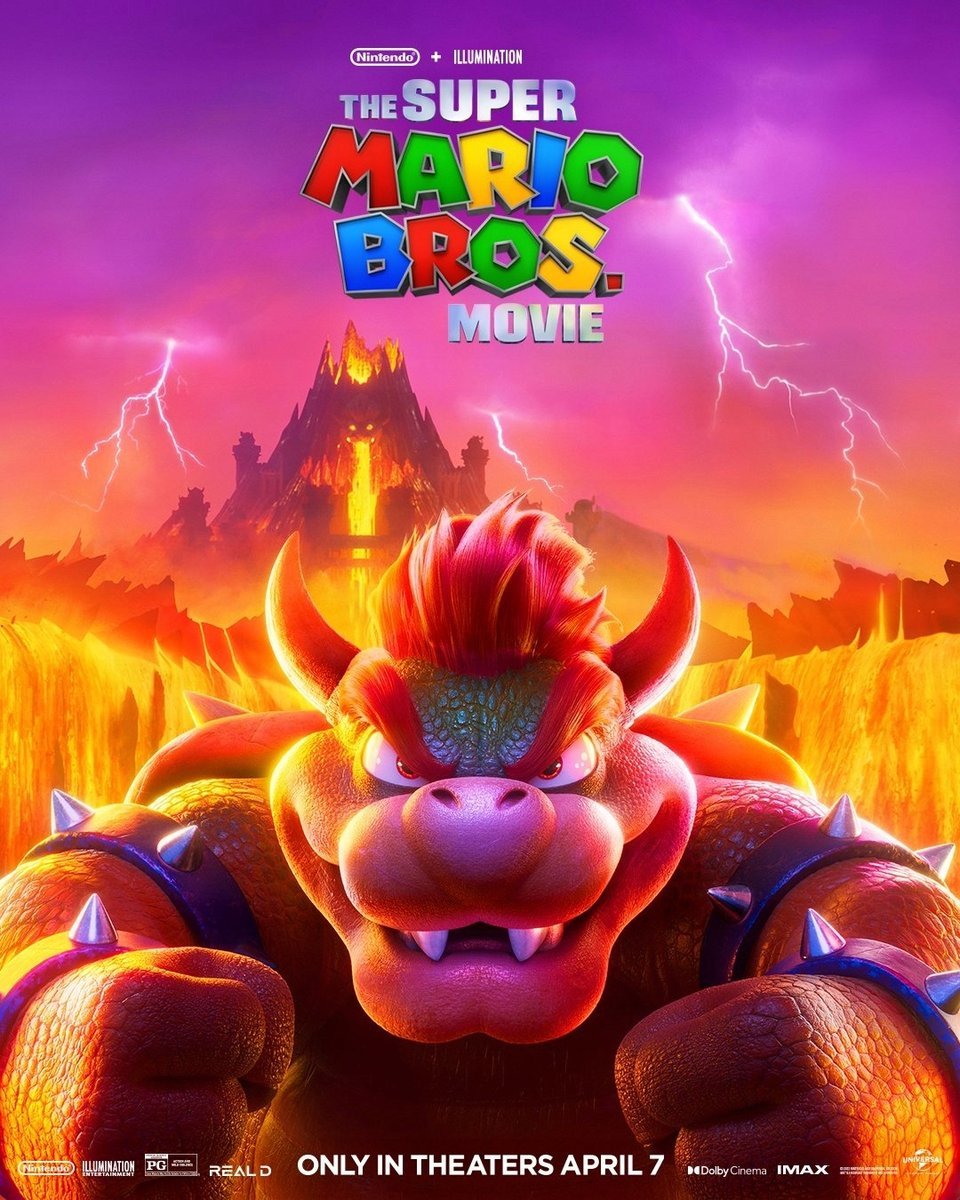 PODKŁADKA POD MYSZ Nadruk 22x18 cm Mario Bros 2023 Film Mario Tekst Prezent