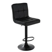 Taborety i hokery - Stołek barowy hoker Kappa czarny OTE - miniaturka - grafika 1