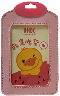 Etui Holder na kartę Smycz Duck eco pion Pink - Identyfikatory - miniaturka - grafika 1