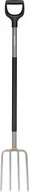 Łopaty i widły - Fiskars Fiskars Ergonomic šakė daržui plokščiais virbais - miniaturka - grafika 1