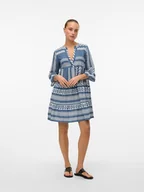 Sukienki - Vero Moda Sukienka w kolorze niebiesko-białym - miniaturka - grafika 1