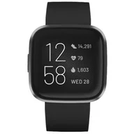 Smartwatch - Fitbit Versa 2 Czarny - miniaturka - grafika 1