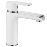 Baterie umywalkowe - Rea Bateria umywalkowa Bateria umywalkowa Bloom White Chrom Niska B9915 - miniaturka - grafika 1