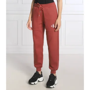 CALVIN KLEIN JEANS Spodnie dresowe | Regular Fit - Dresy damskie - miniaturka - grafika 1