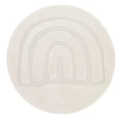 Dywany dla dzieci - Dywan dziecięcy WHITE 120x120 Rainbow Dream S - miniaturka - grafika 1