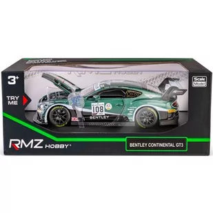 Samochód RMZ Hobby Bentley Continental GT3 2019 Spa Centenary H-118 - Samochody i pojazdy dla dzieci - miniaturka - grafika 1