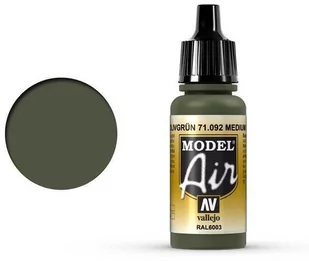 Vallejo Model Air Medium Olive 71.092 - Akcesoria i części modelarskie - miniaturka - grafika 1