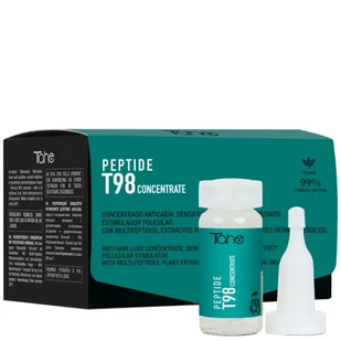 Tahe Peptide T98 Concentrate, zagęszczający koncentrat przeciw wypadaniu włosów z multipeptydami, ampułki, 6x10ml - Maski do włosów - miniaturka - grafika 1