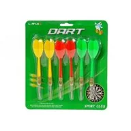 Zabawki i gry sportowe - Strzałki do dart 6szt - miniaturka - grafika 1