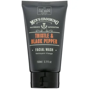 Scottish Fine Soaps The Mens Grooming Thistle & Black Pepper Facial Wash 150 ml Żel do mycia twarzy The - Kosmetyki do kąpieli - miniaturka - grafika 1