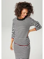 Swetry damskie - Aniston Sweter w kolorze czarno-białym - miniaturka - grafika 1