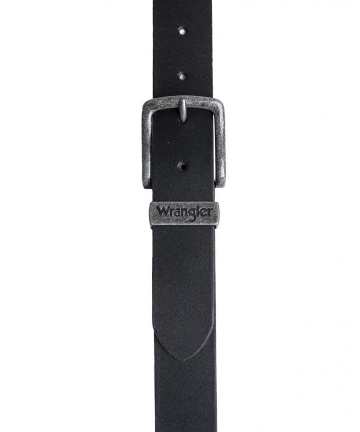cinture męskie wrangler 112125432 metal loop czarny