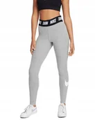 Legginsy - Legginsy sportowe damskie szare Nike CT5897-063 r. XS - miniaturka - grafika 1