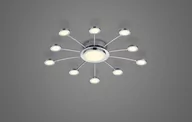 Lampy sufitowe - Trio Oświetlenie Leuchten Bodrum Lampa Sufitowa LED Chrom, 10-punktowe 673311106 - miniaturka - grafika 1