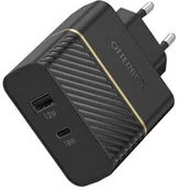 Ładowarki do telefonów - OTTERBOX EU WALL CHARGER 30W/BLACK PROPACK USB-C-18W USB-A-12 - miniaturka - grafika 1