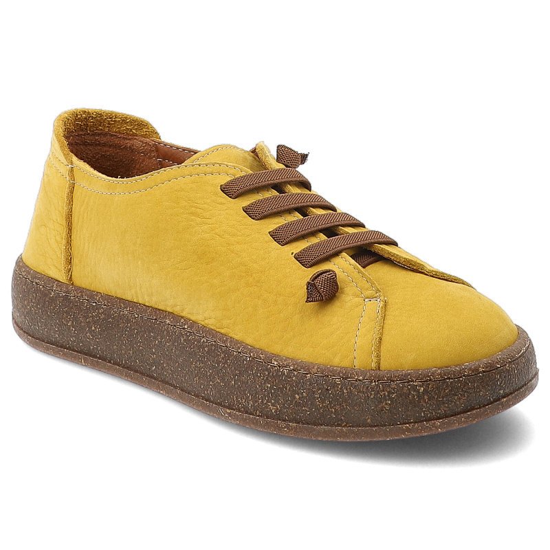 Półbuty ARTIKER - 59C2625 Mustard Nubuck Perfored -38