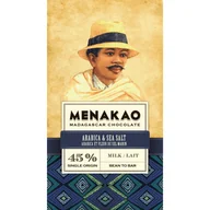 Czekolada - Menakao czekolada mleczna 45% z kawą arabica 75g - miniaturka - grafika 1