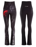 Legginsy - WINSHAPE Damskie legginsy funkcyjne BCHWL107"High Waist" BCHWL107, czerwone Gerbera, Slim Style, fitness czas wolny, sport, joga, trening - miniaturka - grafika 1