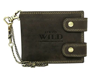 WILD skórzany porfel męski 2900-BIC brązowy 2900-BIC - Portfele - miniaturka - grafika 1