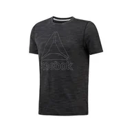 Koszulki męskie - Koszulka sportowa męska Reebok Marble Group - miniaturka - grafika 1