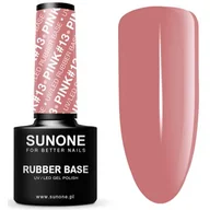 Lakiery hybrydowe - Sunone Rubber Baza kauczukowa Hybryda 5g Pink 13 - miniaturka - grafika 1