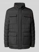 Kurtki męskie - Kurtka pikowana ze stójką i kieszeniami z patką - miniaturka - grafika 1