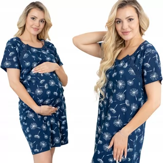 Piżamy ciążowe - Koszula Nocna Piżama Ciążowa Porodu Karmienia XXL - grafika 1