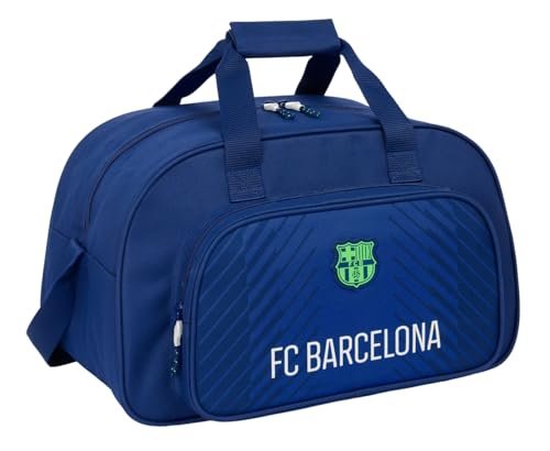 Safta F.C. BARCELONA NAVY BLUE - torba sportowa, plecak, idealna dla dzieci w różnym wieku, wygodna i wszechstronna, jakość i wytrzymałość, 40 x 23 x 24 cm, Granatowy, M, Casual