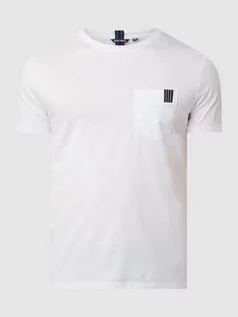 Koszulki męskie - T-shirt o kroju slim fit z bawełny - grafika 1