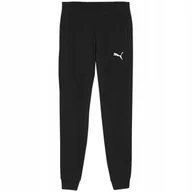 Dresy męskie - Spodnie męskie Puma Team Goal Casuals czarne 658598 03 L - miniaturka - grafika 1
