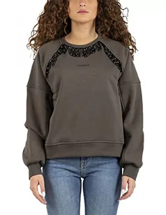 PINKO Bluza damska Maura Gazata, X86_zielono-szara, S - Bluzy damskie - miniaturka - grafika 1