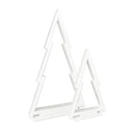 Choinki - be4nature Choinka sosnowa ozdoba świąteczna Biała Zestaw 2 szt. - miniaturka - grafika 1