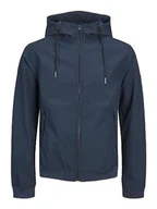 Kurtki męskie - Bestseller A/S Męska kurtka JJEBASIC Softshell Hood PLS, Navy Blazer, 3XL, granatowy blezer - miniaturka - grafika 1