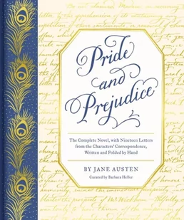 CHRONICLE BOOKS Pride and Prejudice : The Complete Novel, with Nineteen Letters from the Characters' Correspondence, Written and Folded by Hand - Pozostałe książki - miniaturka - grafika 2