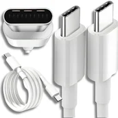 Pozostałe akcesoria sieciowe - KABEL USB-C / USB-C 40W - 1M SZYBKI MOCNY PRZEWÓD DO KOMPUTERA TELEFONU - miniaturka - grafika 1
