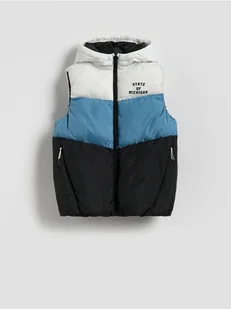 Reserved - Ocieplana kamizelka z kapturem - czarny - Kurtki i płaszcze dla chłopców - miniaturka - grafika 1