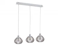 Lampy sufitowe - Keter Lighting Nicoleta WH lampa wisząca 3-punktowa 805 - miniaturka - grafika 1