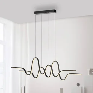 Lampa wisząca LED Paul Neuhaus Altitude, czarna, długość 125 cm - Lampy sufitowe - miniaturka - grafika 1