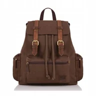 Plecaki - Duży Miejski Plecak Dla Mężczyzny Vintage Paolo Peruzzi T-24-br Promocja - miniaturka - grafika 1