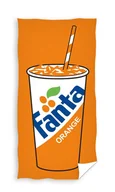 Okrycia kąpielowe dla dzieci - Ręcznik kąpielowy Fanta Fresh Drink, 70 x 140 cm - miniaturka - grafika 1