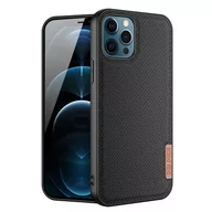 Etui i futerały do telefonów - Dux Ducis Fino iPhone 12 Pro Max (6.7) Black - miniaturka - grafika 1